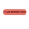 Nevs Fluid Restrictions Label 5/16 x 1-1/4" D-1489fr - alternate 1